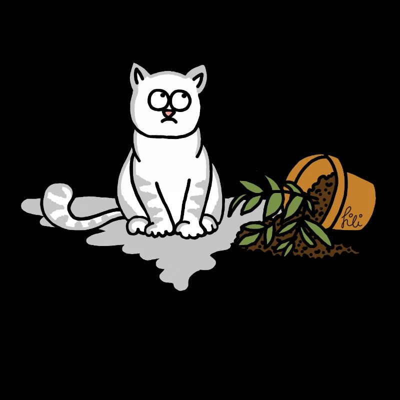 Ce n’était pas moi - chat effronté coupable