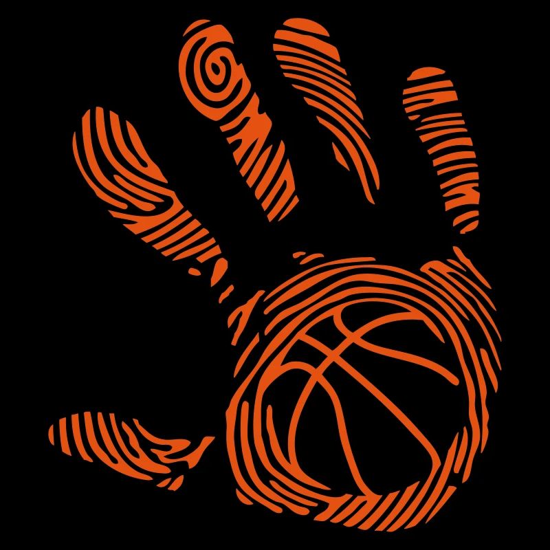 basketball empreinte main