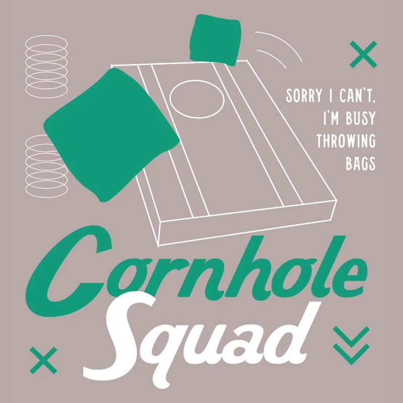 Cornhole Squad Wilderness Ironic Saying