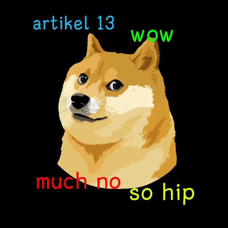 Article 13 Doge Meme #saveyourinternet Eu Shirt