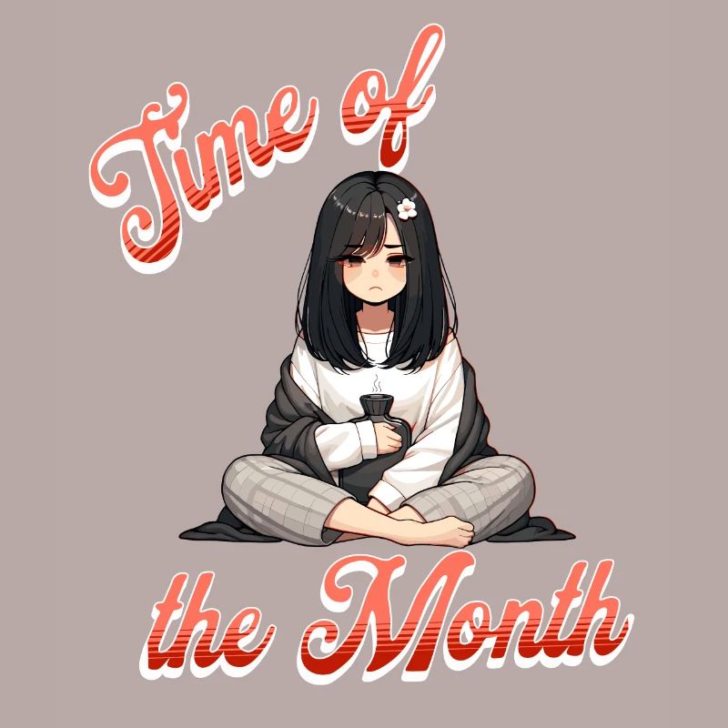 Période de menstruation Temps du mois Anime