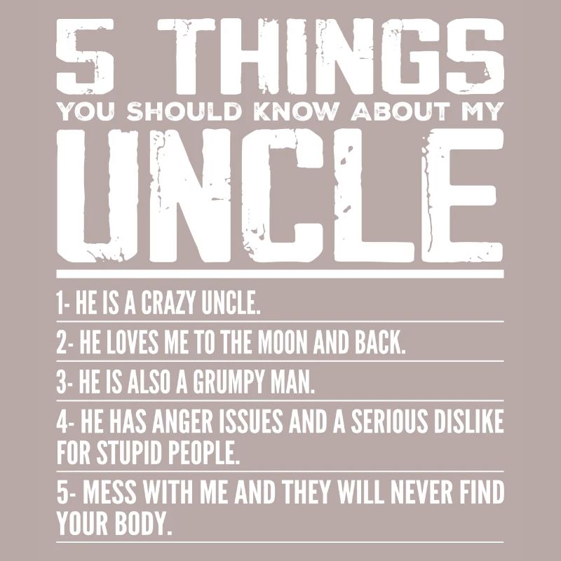 5 Things You Should Know About My Uncle Fun Uncle
