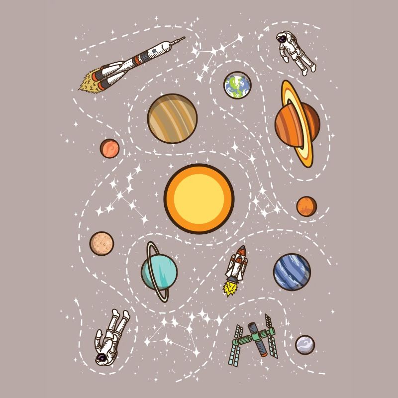 Passionné de planète spatiale