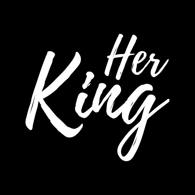 Her King Handschrift weiss