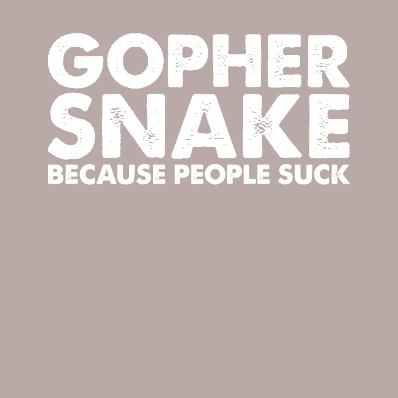 Les gens sucent le serpent gopher