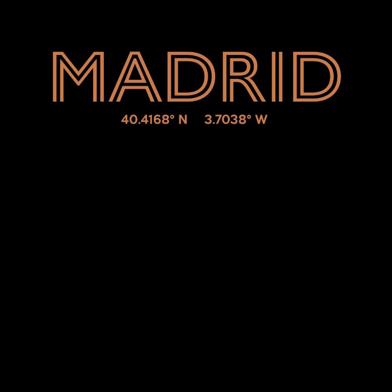 Spain City Coordinates - Madrid