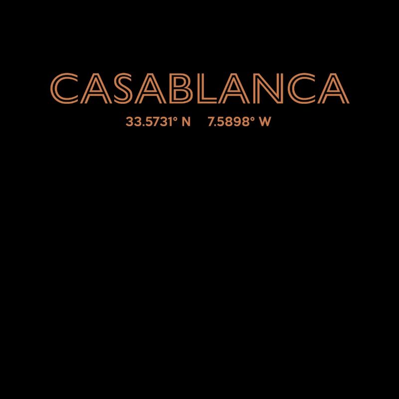 Morocco City Coordinates - Casablanca