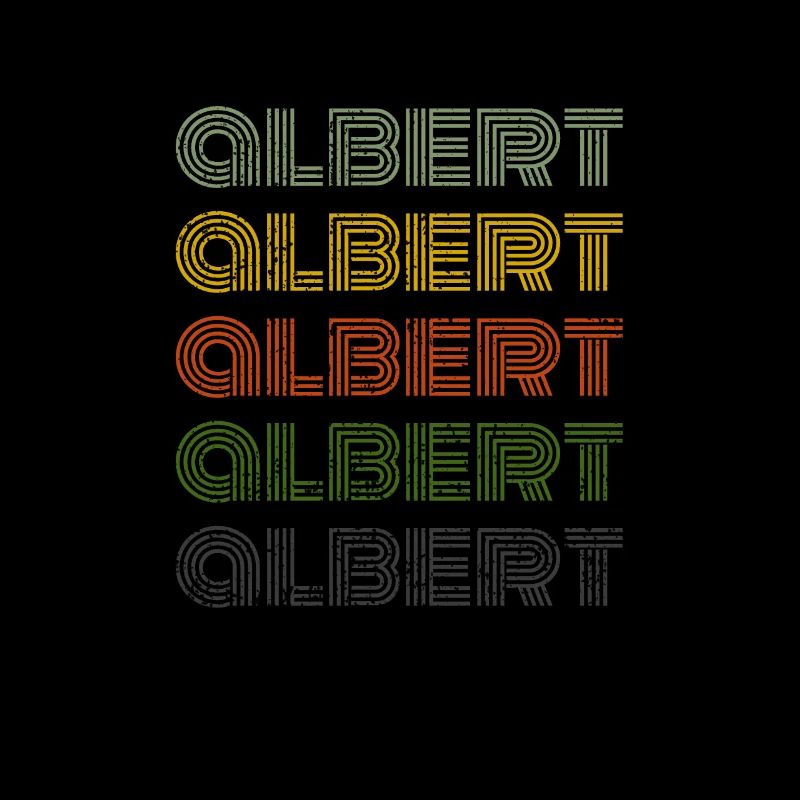 70s Retro Name Vintage Personalized Albert