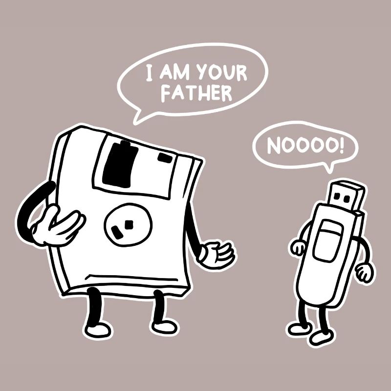USB Diskette Funny Information Technology Computer