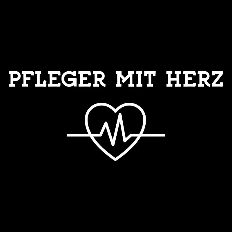 Pfleger mit Herz Dankeschön Pflegefachkraft