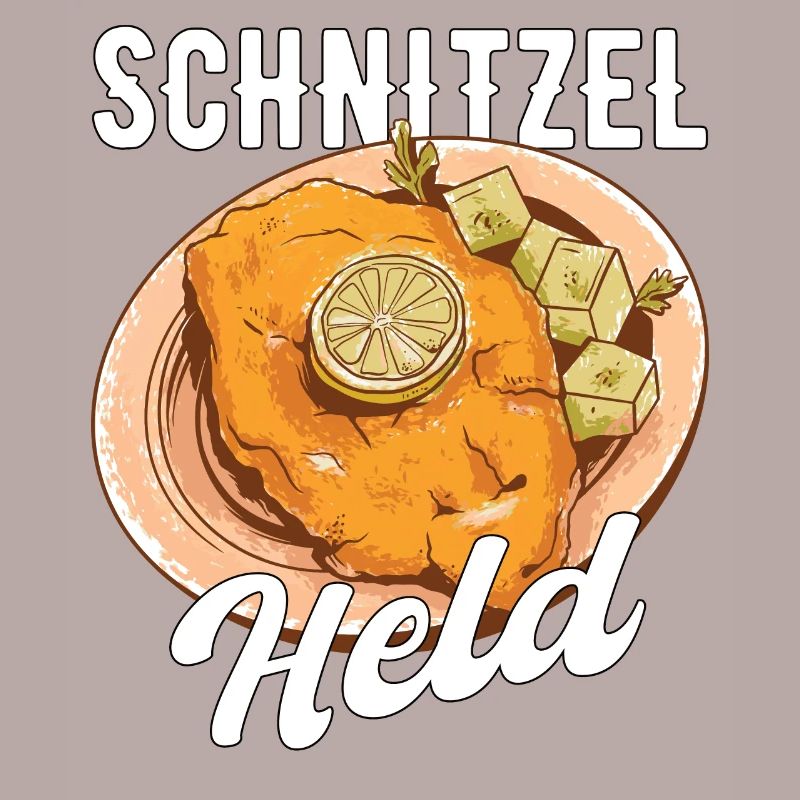Schnitzel Held Fleisch Geschenk