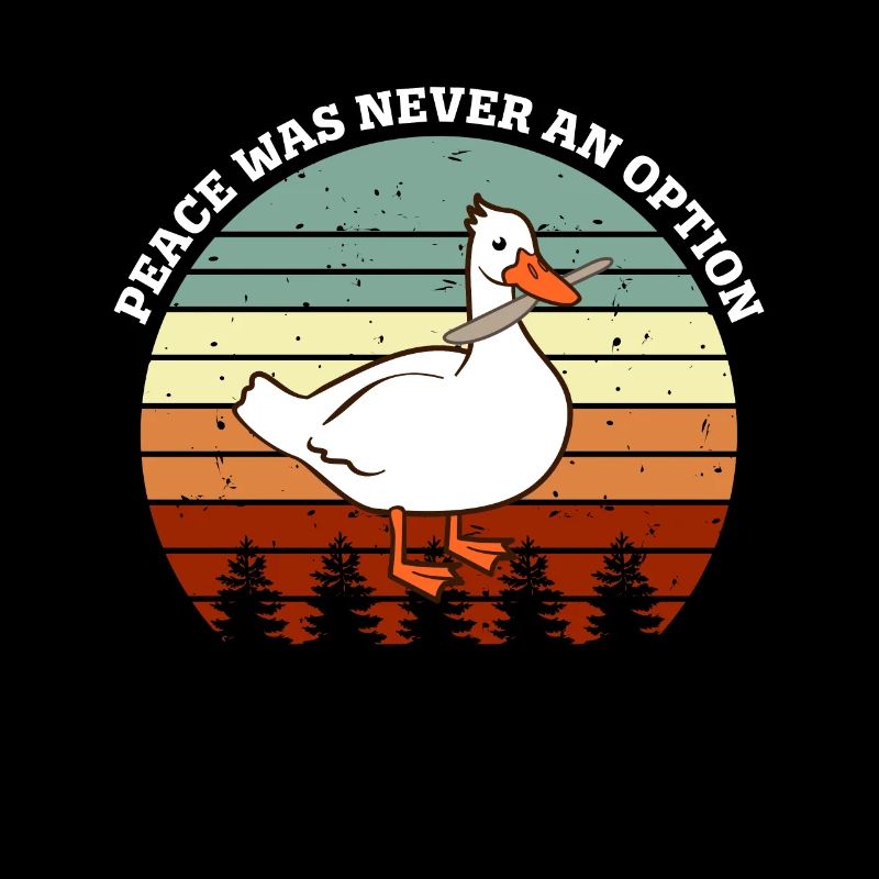 Frieden war nie eine Option Gans Meme