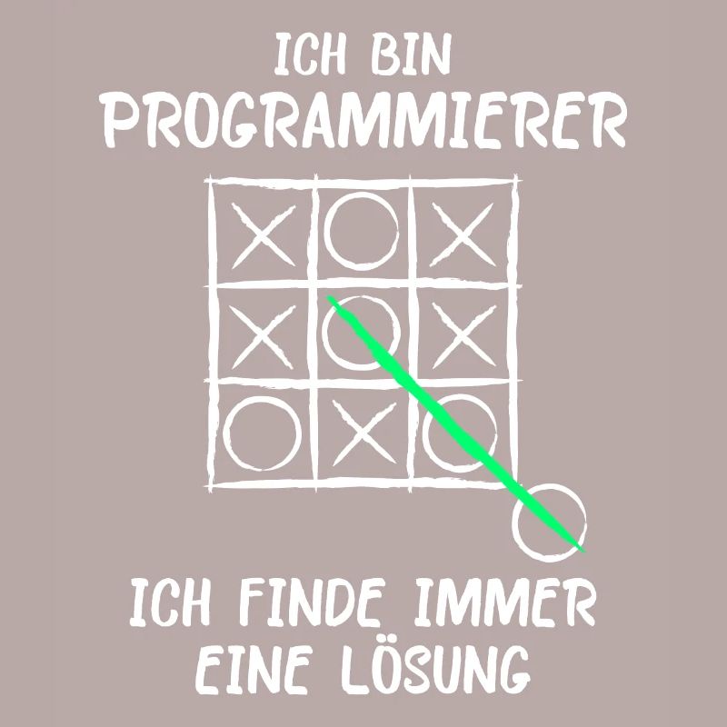 Ich bin Programmierer Lösung Spruch Computer Nerd