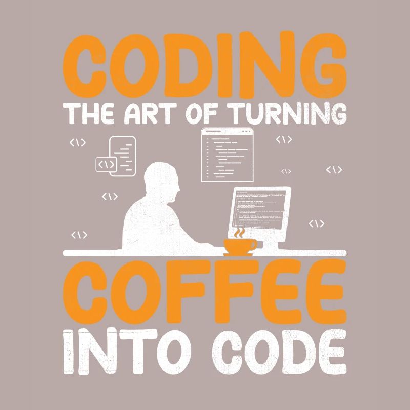 Kaffee-Codierung Programmierer Programmierer Entwickler Nerd Coff