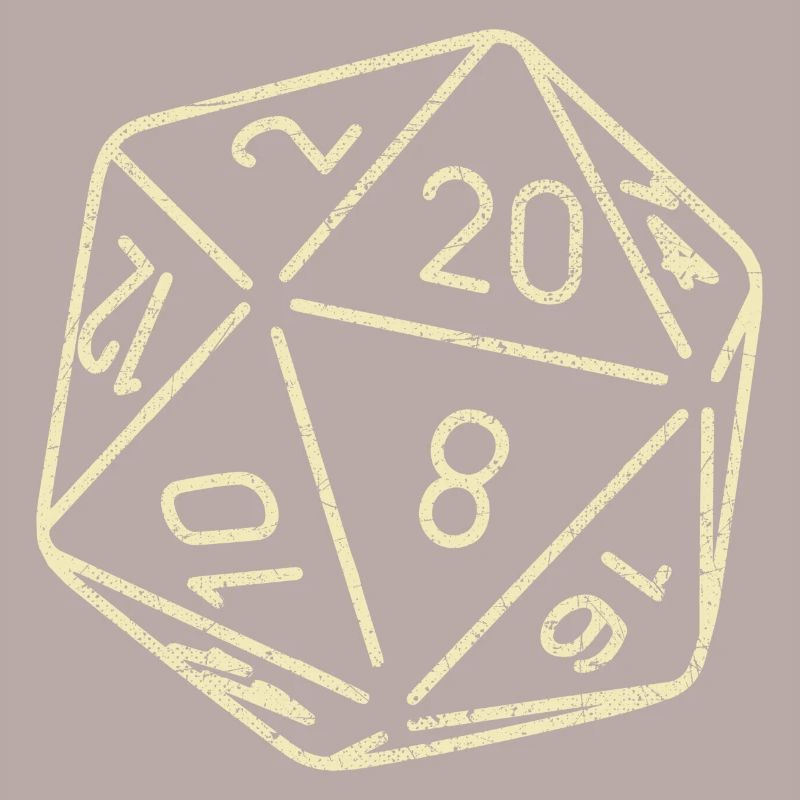 Dice Board Game 20 Sides Dungeons RPG Dragon