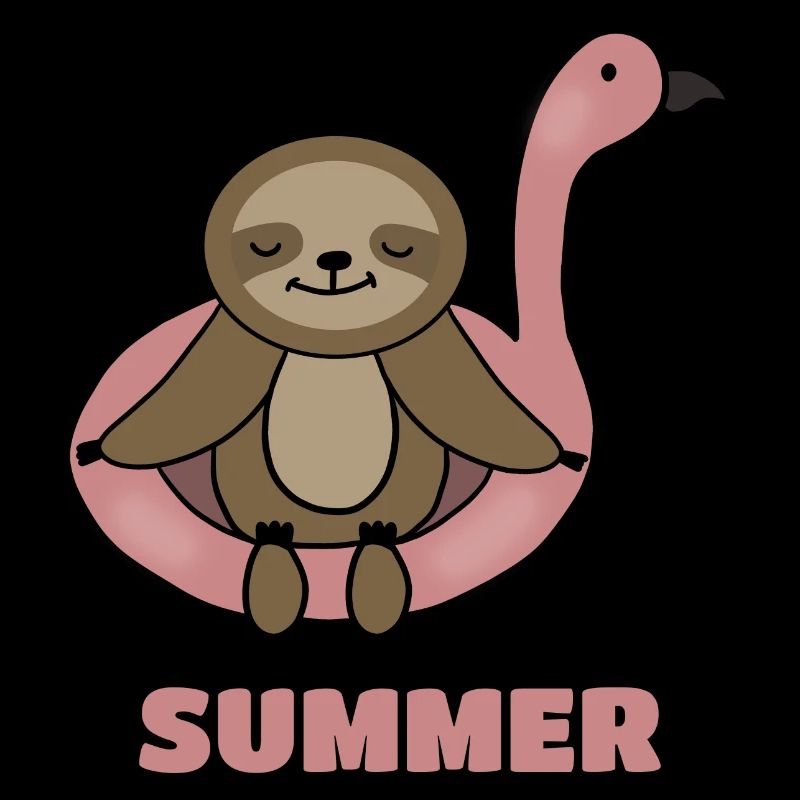 Summer, Sloth Lover, Summer Vibes