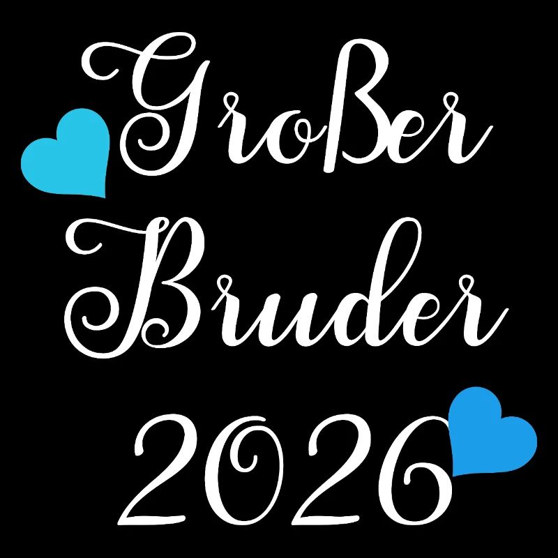 Werdender Großer Bruder 2026 Mit Herzen