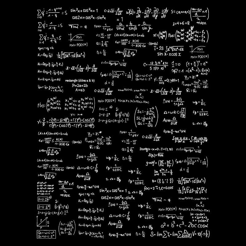 Formulary cheat sheet