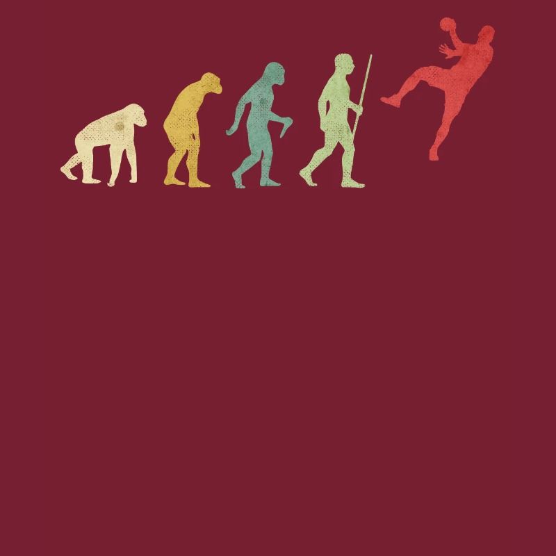 Handboll wirf männliche Evolution
