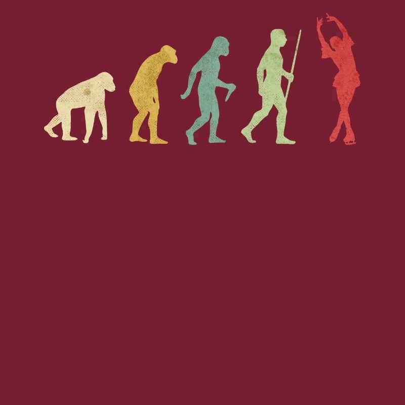 Figur Skating Ice Dance Girl Evolution