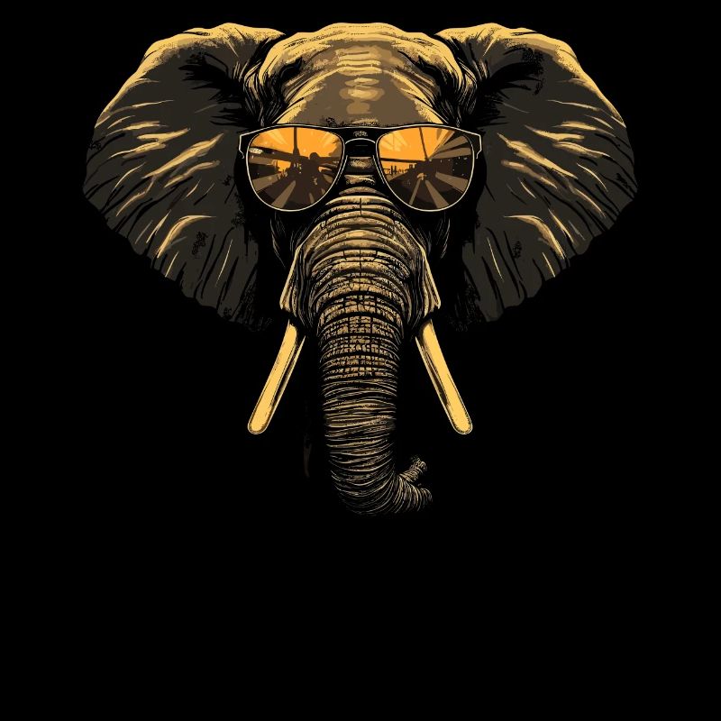 Lunettes de soleil d'éléphants