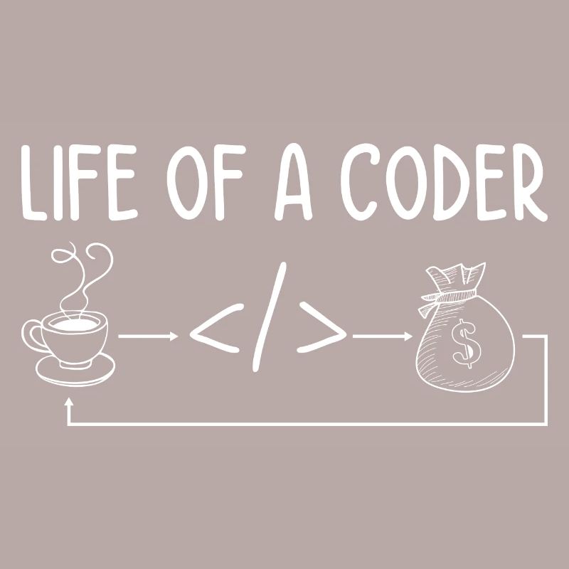 Life Of A Coder Software Developer Programmer Nerd