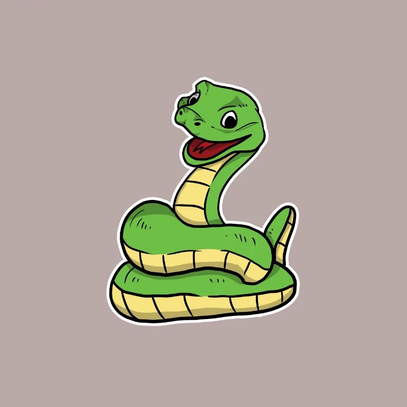 Cute Snake Python