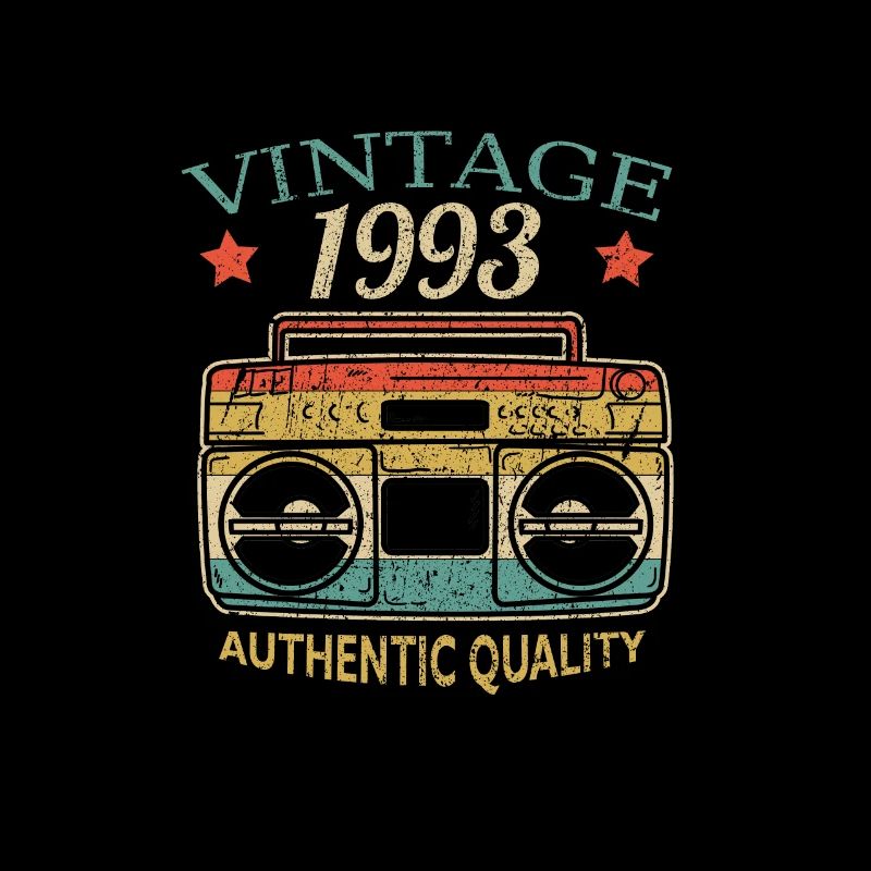 Vintage 1993 Radio Authentic Quality B-Day Gift
