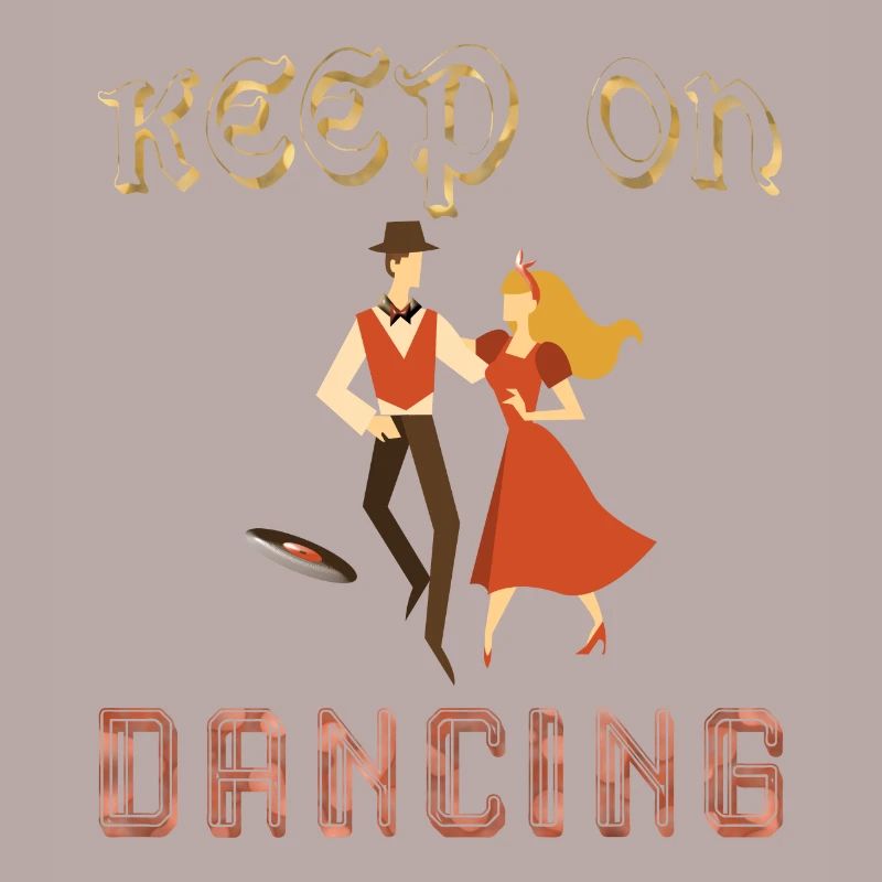 Keep on dancing, continuez à danser, danseur vinyl
