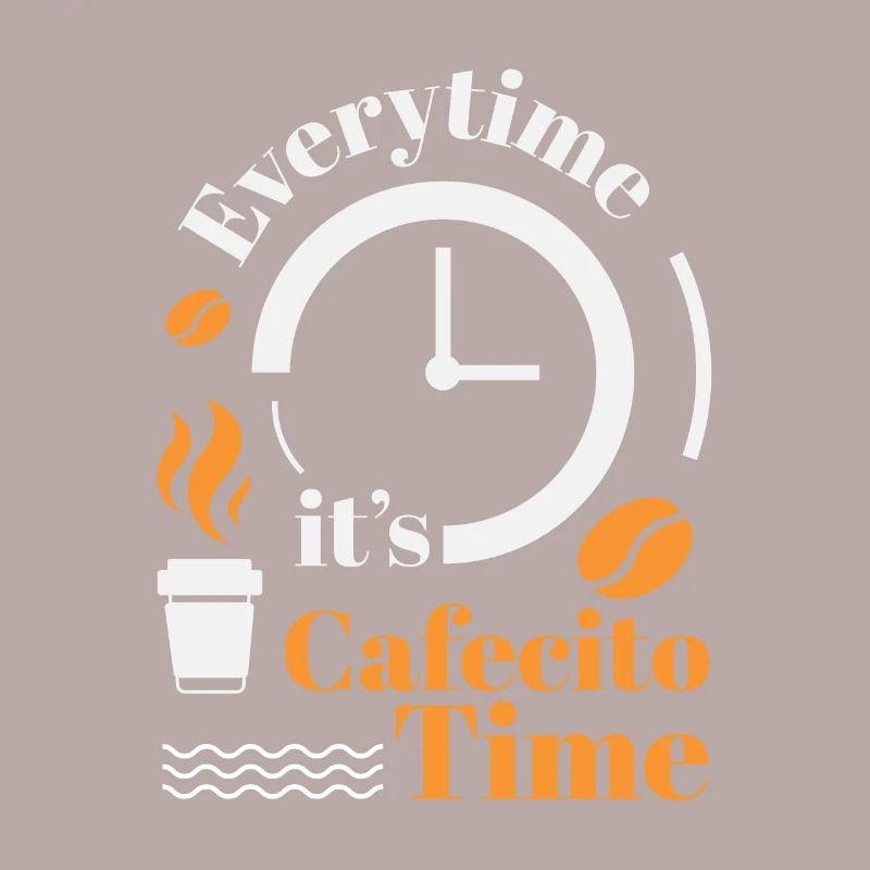 Cafecito Lover Drinking Cafecito Mix Cuban Coffee