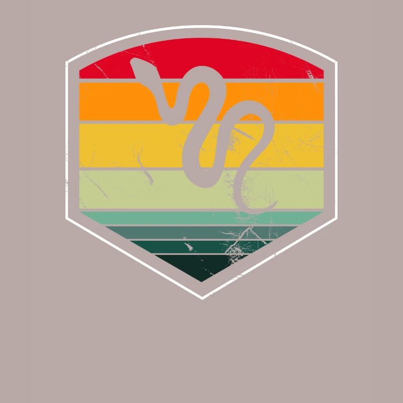 Snake Retro Reptile Python Idée cadeau