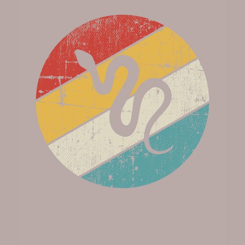 Snake Retro Reptile Python Idée cadeau