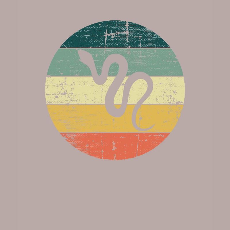 Snake Retro Reptile Python Idée cadeau