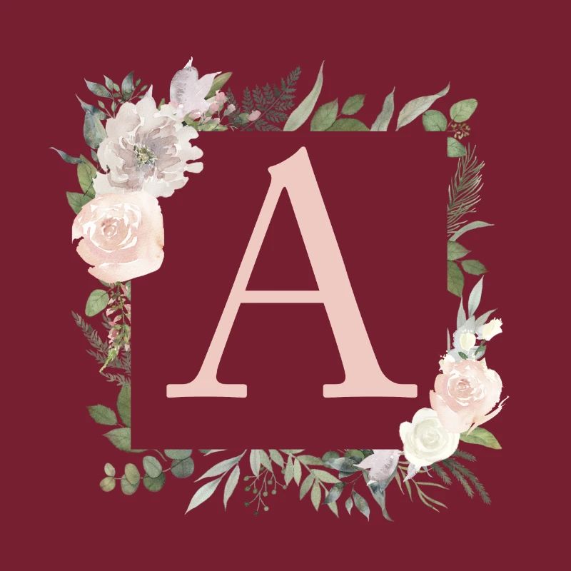 A monogram eucalyptus boho
