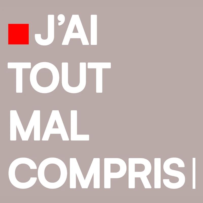 J’AI TOUT MAL COMPRIS | Humour autodérision