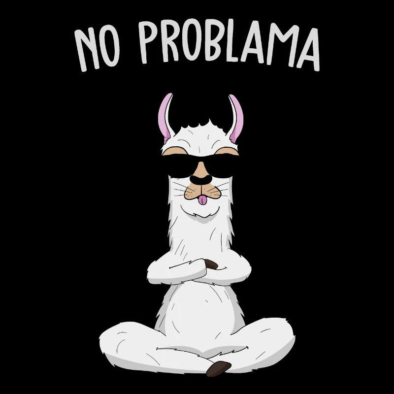 No Problama Cooles freches Lama Llama Geschenk