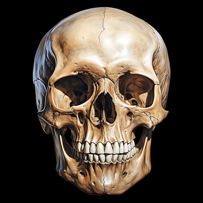 Crâne Crâne, symbole de mort et de danger