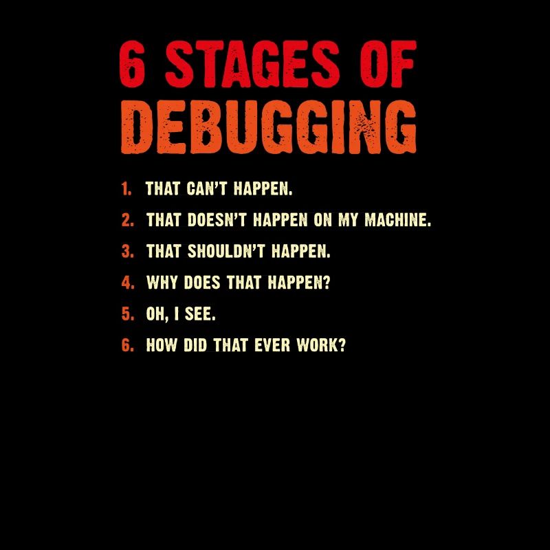 Entwickler Debugging Computer Scientist Geek Coder