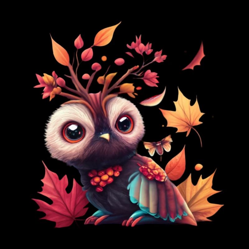 Herbst Wächter Eule