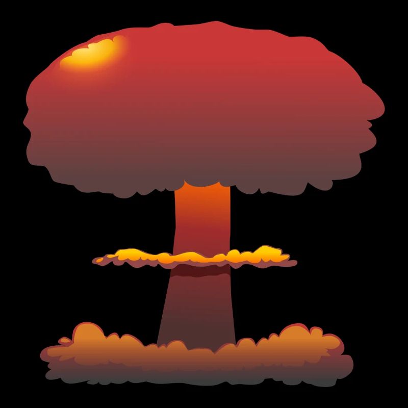 Boom Comic Explosion Mushroom Cloud