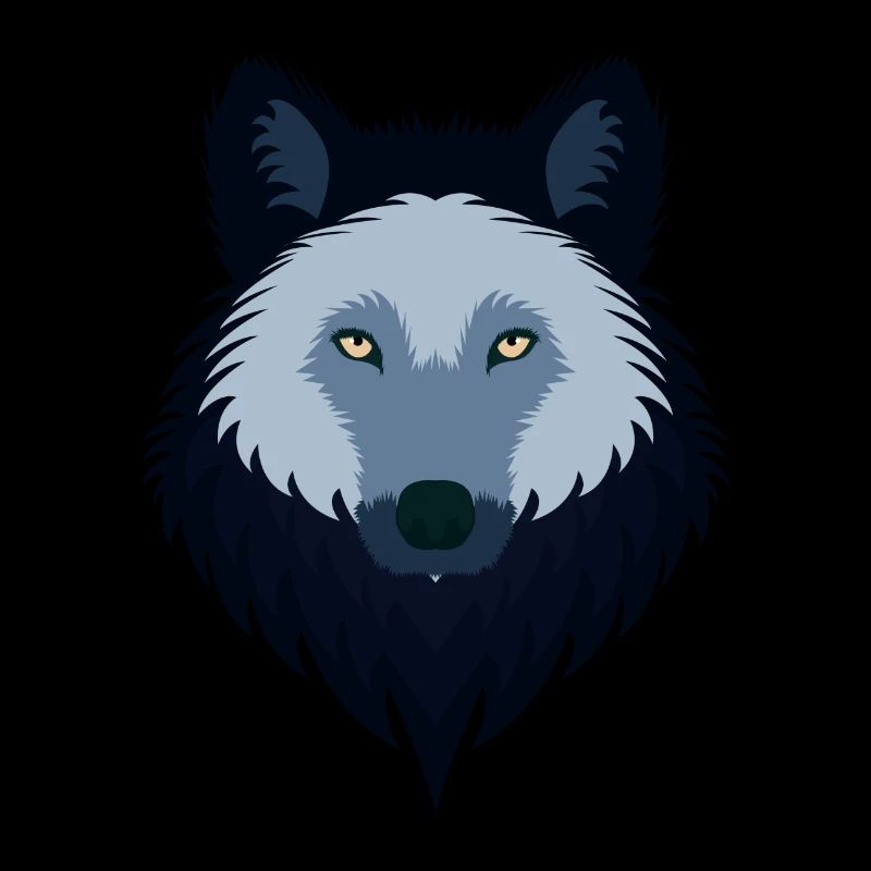 Weiblicher blauer Wolf