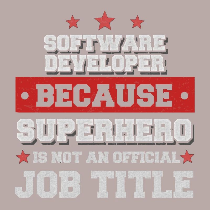 Software Developer Superhero Shirt