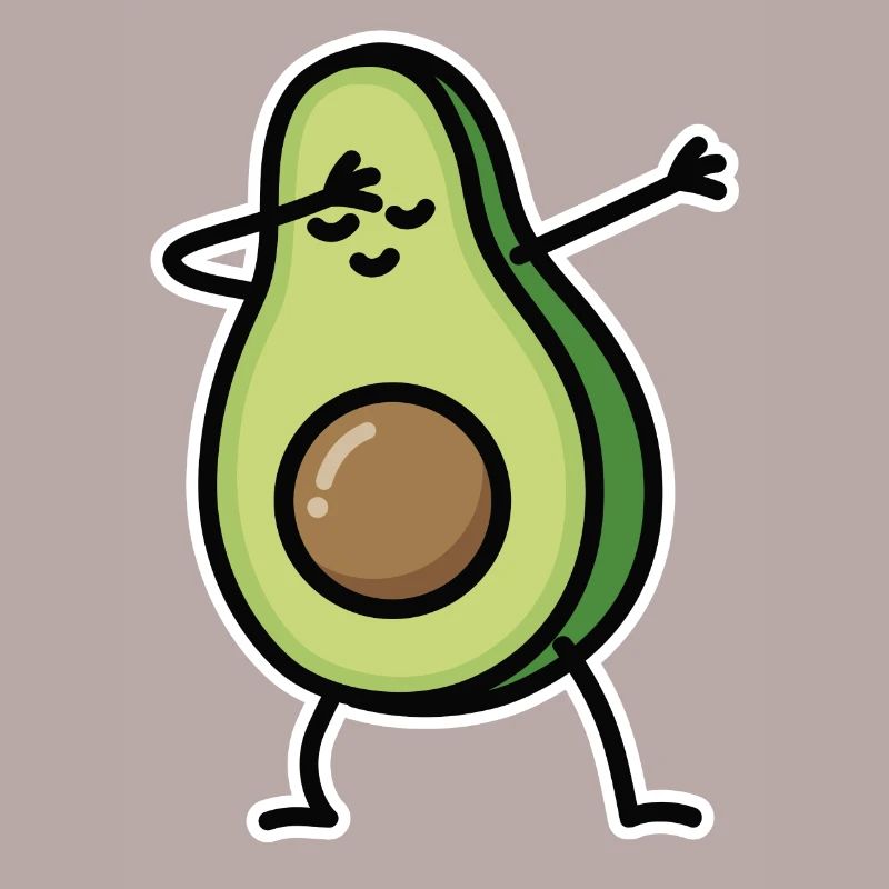 Avocado dab dabbing