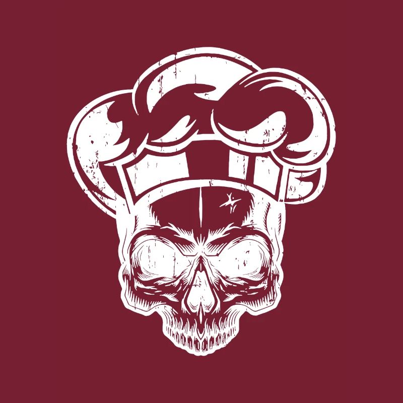 Skull Chef’s Hat Griller Chef