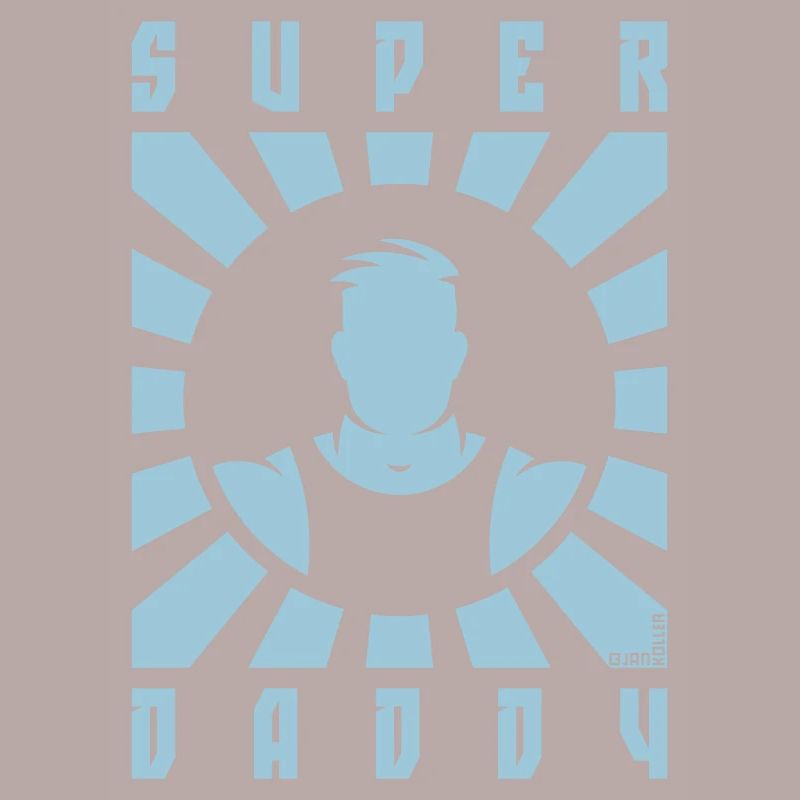 Super Daddy (Dad / Papa / Rays / White)