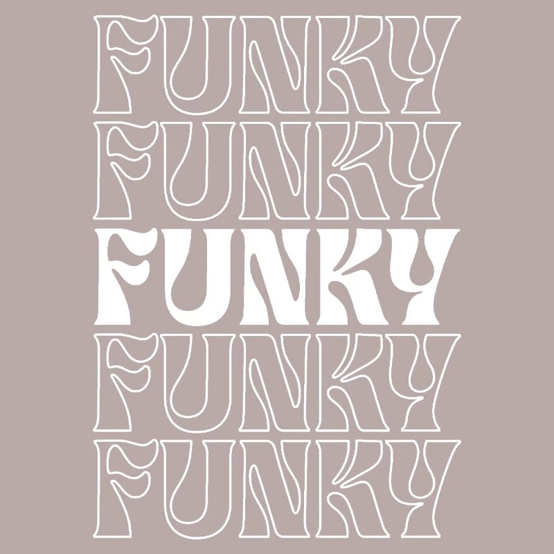 Funky Repeating Text Pattern