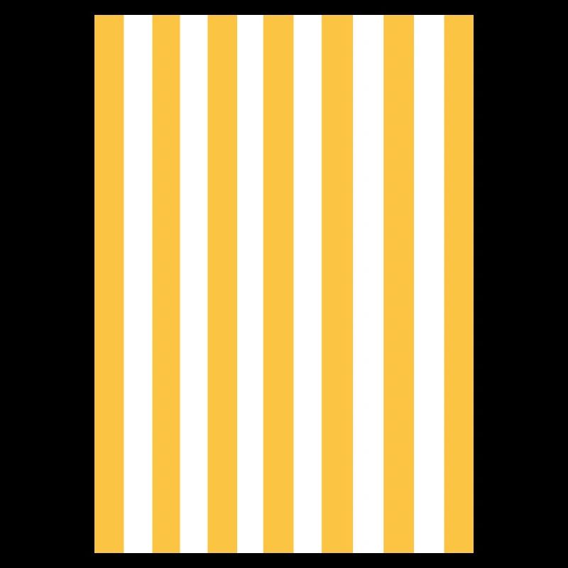 Stripes - yellow white personalizable