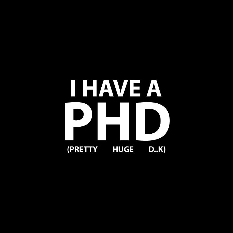 Ich habe einen Doktorgrad