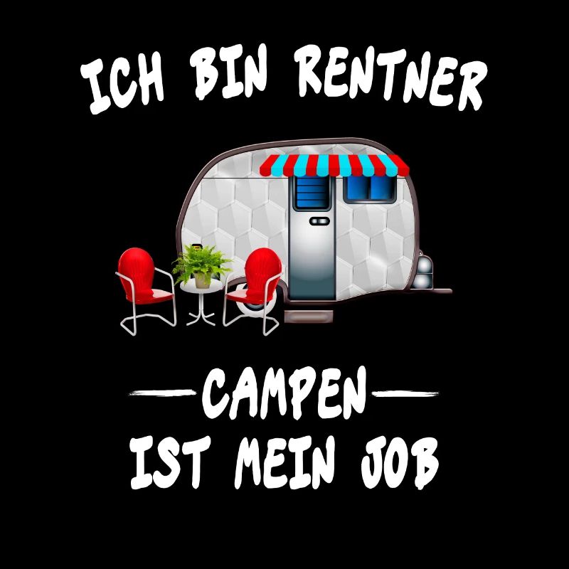 Campen Camping Camper Rentner Design Geschenk Idee