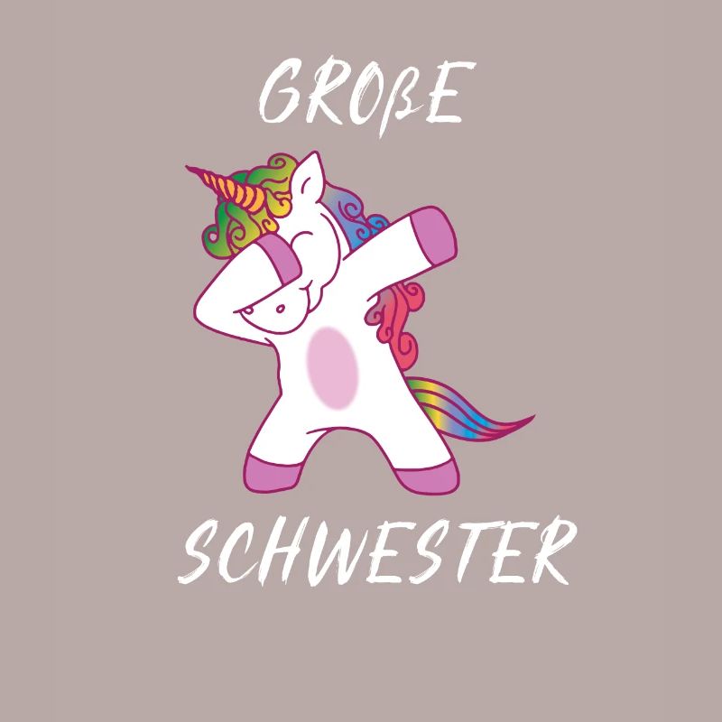 Große Schwester Einhorn Dab